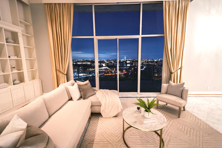 Look inside an Arlington, Va., double-wide penthouse