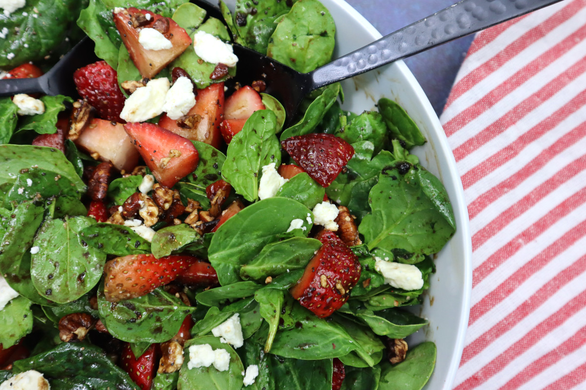 Best Strawberry Spinach Salad With Poppy Seed Dressing