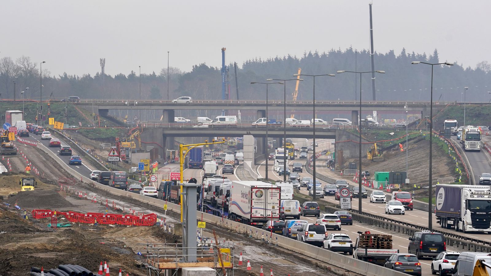 section of m25 to close again tonight - as drivers warned not to get complacent