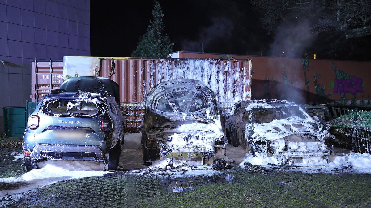 Polizei Vermutet Brandstiftung: Drei Autos Gehen An Dresdner Hotel In ...