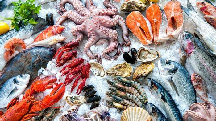 ilustrasi seafood atau makanan laut (cewekbanget.grid.id)