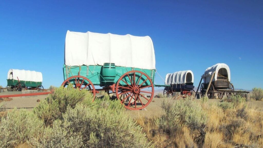 <p>The Oregon Trail stretches across several states, including Missouri, Kansas, Nebraska, Wyoming, Idaho, Oregon, and Washington. History buffs will love this 2,170-mile road trip because it follows the east-west wagon route immigrant trail. You can <a href="https://sparknomad.com/jesuit-ruins-trinidad-paraguay/">visit historic</a> sites and hiking trains and examine displayed prehistoric fossils. </p>