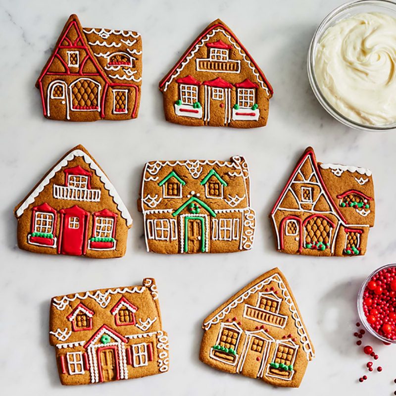 <p>Keep it classic with <a href="https://www.tasteofhome.com/recipes/gingerbread-cookie-cutouts/">gingerbread cookie cutouts</a>. These <a href="https://www.surlatable.com/pro-6826259-cc-s3-gingerbread-house/PRO-6826259.html" rel="noopener">gingerbread house impressions</a> take <a href="https://www.tasteofhome.com/collection/gingerbuddies/">gingerbread cookie decorating</a> to the next level. The Christmas cookie cutters come with three house impressions, featuring spot-on detailing like a front door, windows and scallop roof designs. All that's left is decorating the houses with colorful frosting!</p> <p class="listicle-page__cta-button-shop"><a class="shop-btn" href="https://www.surlatable.com/pro-6826259-cc-s3-gingerbread-house/PRO-6826259.html">Shop Now</a></p>