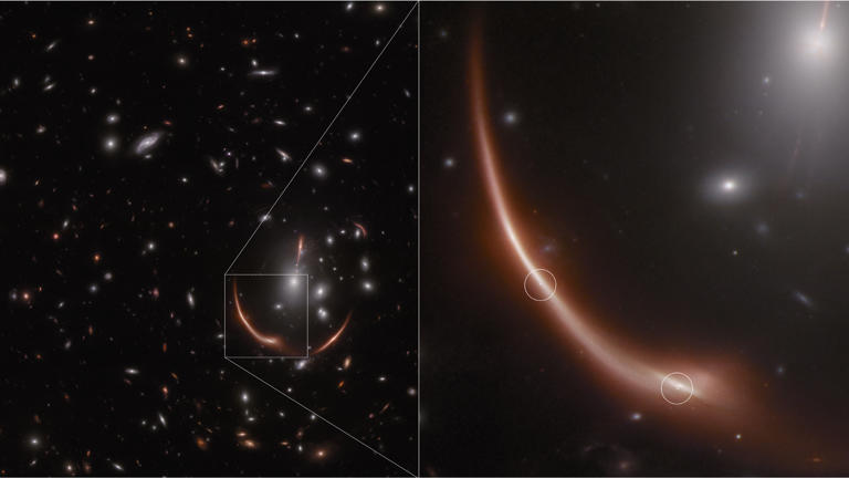 Speck of light glimpsed by Hubble is truly an enormous old galaxy ...