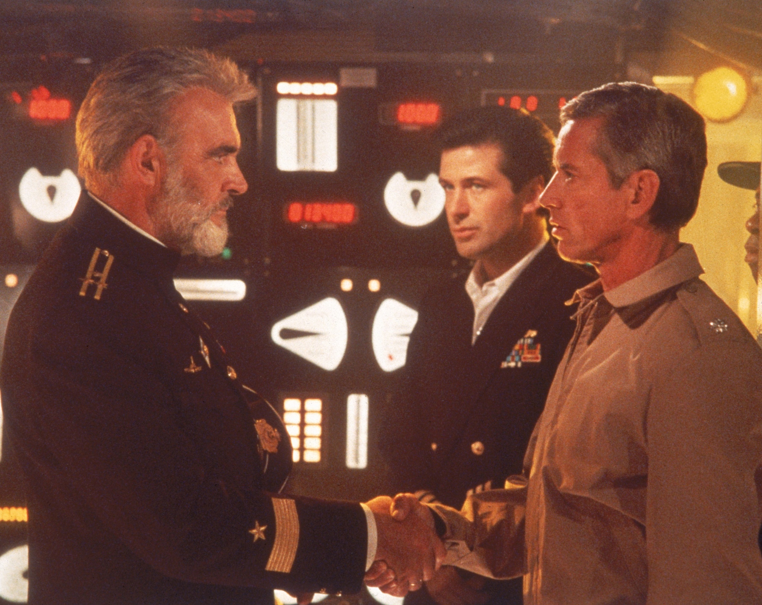 <p>A few actors in this military thriller could have turned to their personal pasts for the film. Connery had been in the Royal Navy, Scott Glenn was in the Marine Corps, and James Earl Jones served in the U.S. Army. Baldwin hadn’t served in the military, but he was trained on how to drive a submarine for the film.</p><p>You may also like: <a href='https://www.yardbarker.com/entertainment/articles/the_25_greatest_english_rock_bands_031524/s1__30317819'>The 25 greatest English rock bands</a></p>