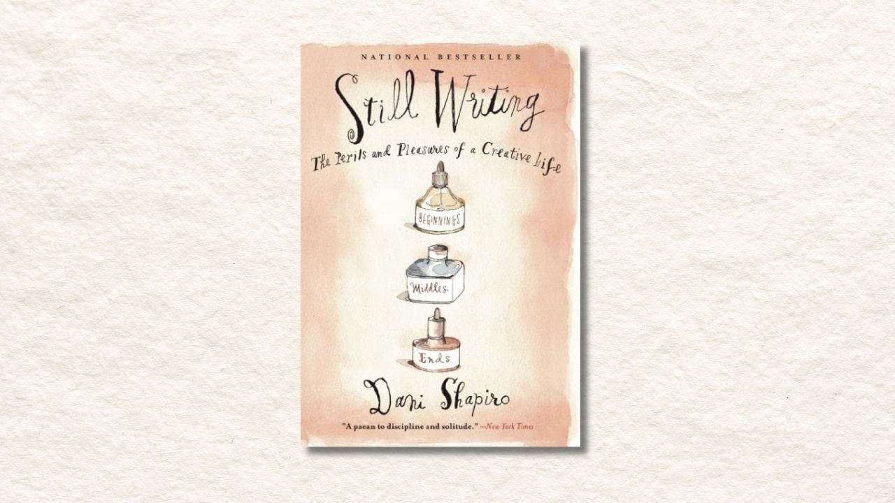 <p>This profound and honest <a href="https://www.goodreads.com/book/show/17465707-still-writing?ref=nav_sb_ss_1_13" rel="nofollow">memoir by Dani Shapiro</a> explores the life of a creative person. She fuses meditation and writing advice to provide thought-provoking tips for writers who are at the beginning of their craft or those who need to remember why they started writing to begin with. </p><p>What many readers love about this book is the intimacy with which Shapiro explains the writing process and how she expresses that, as writers, many of us feel the same way throughout our journeys while feeling alone. If you need inspiration to continue your writing journey, this book will give you that boost of motivation you’ve been missing. It’ll remind you why you started and why it’s important to keep going.</p>