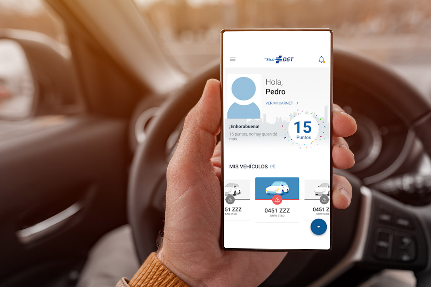 la nueva función de midgt, la aplicación que permite llevar el carnet de conducir en el móvil