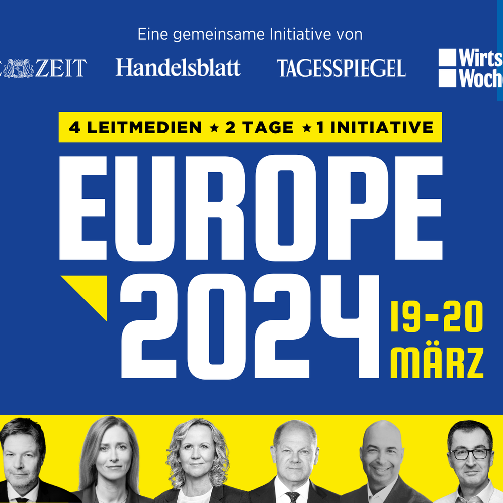 jetzt im livestream: bundeskanzler scholz bei der konferenz europe 2024