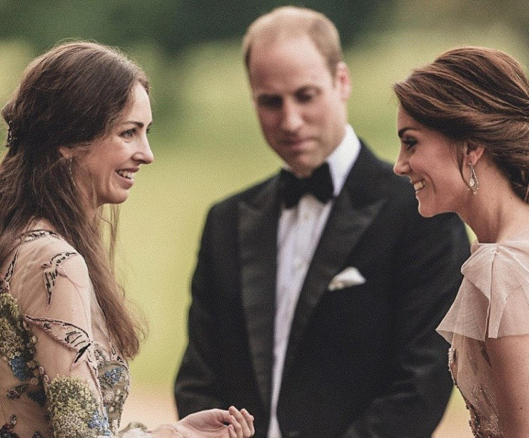 Rose Hanbury, el príncipe William y Kate Middleton. Foto: Instagram