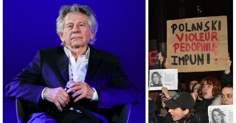Roman Polanski; Protesters outside of Cesar Film Awards Ceremony to protest against the nominations of Roman Polanski's film 'An officer and a spy' Getty Images