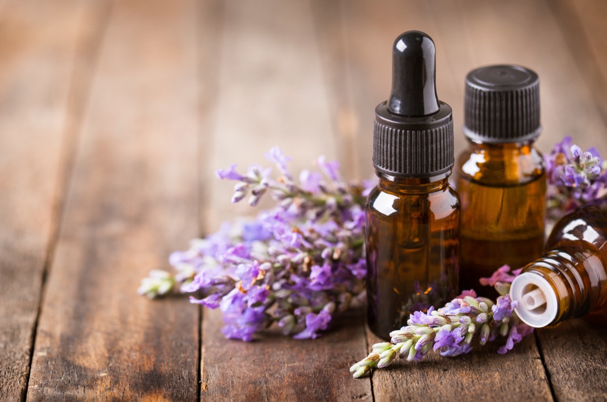 <p>Many of us associate <a rel="noopener noreferrer external nofollow" href="https://bestlifeonline.com/how-to-grow-lavender/">lavender</a> with calm, and in keeping with the findings of the last study, that association likely enhances its ability to improve depression and anxiety. However, studies show that there also appear to be other mechanisms behind lavender's antidepressant and anxiolytic (anti-anxiety) effects.</p><p>"This plant exerts its healing effect on many diseases, such as anxiety and depression through an inhibitory effect on GABA," says a <a rel="noopener noreferrer external nofollow" title="Heliyon: Aromatherapy for the brain: Lavender's healing effect on epilepsy, depression, anxiety, migraine, and Alzheimer's disease" href="https://www.ncbi.nlm.nih.gov/pmc/articles/PMC10404968/">2023 study</a>, referring to the primary inhibitory neurotransmitter in the brain. The researchers also note that lavender has an anti-inflammatory effect and can help regulate serotonin levels.<p><strong>RELATED: <a rel="noopener noreferrer external nofollow" href="https://bestlifeonline.com/smell-walk/">Taking a "Smell Walk" Slashes Stress and Boosts Your Mood—Here's How to Do It</a>.</strong></p></p>