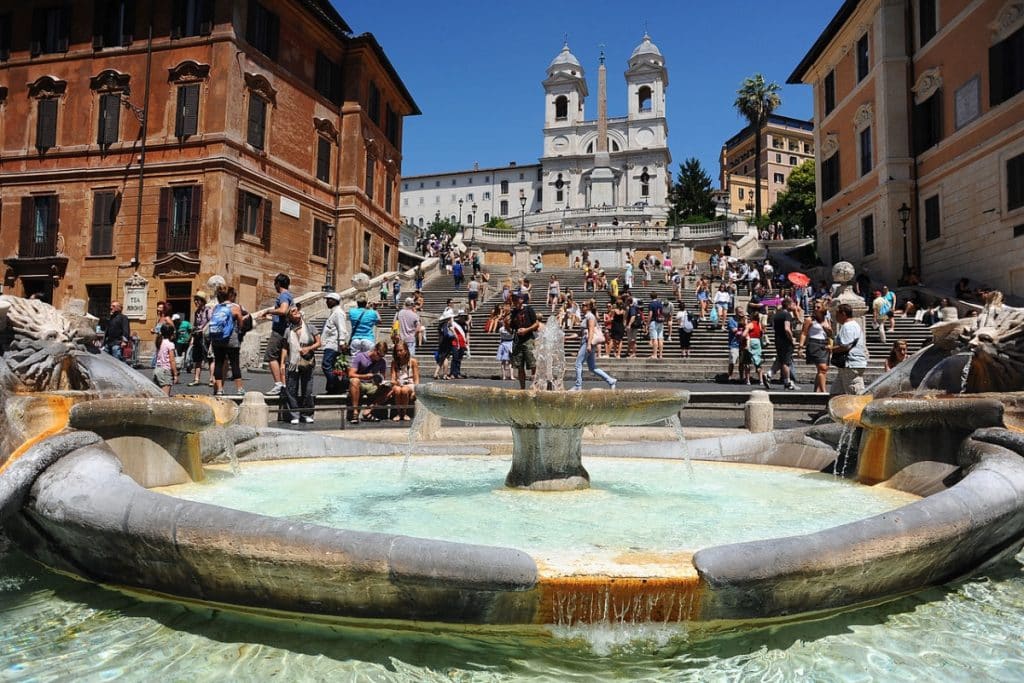 <p>Rome’s Spanish Steps became an iconic film location thanks to “Roman Holiday,” starring Audrey Hepburn and Gregory Peck. Visitors can stroll up the steps and enjoy the romantic ambiance of this historic Roman landmark.</p>