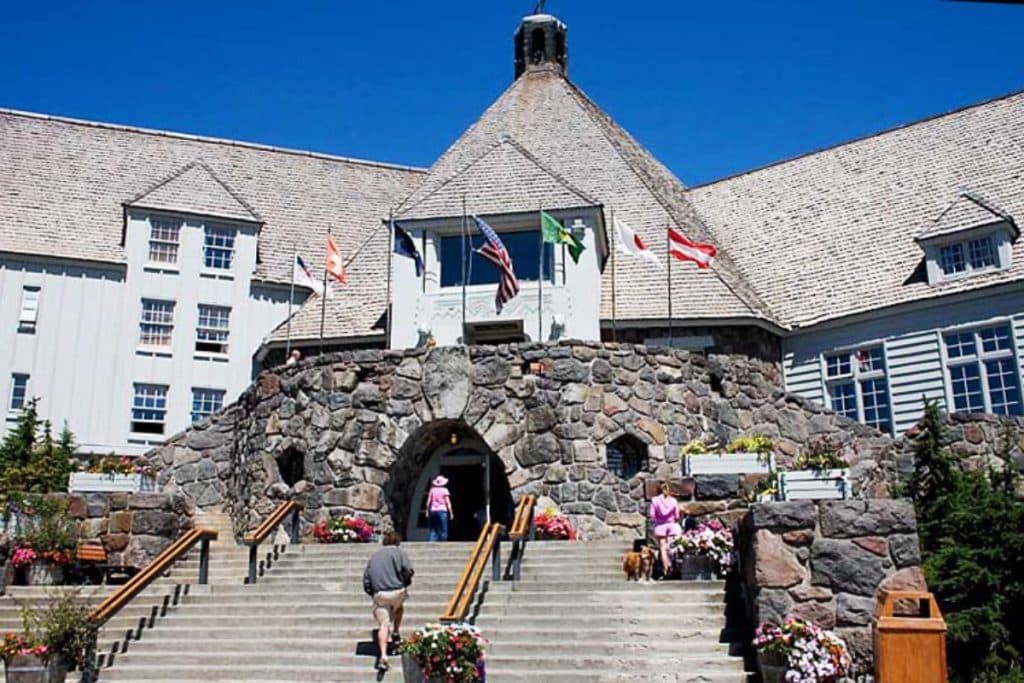 <p>The Timberline Lodge on Mount Hood in Oregon was used for exterior shots of the Overlook Hotel in Stanley Kubrick’s “The Shining.” Visitors can explore the grounds of this historic lodge and perhaps feel a chill reminiscent of the eerie atmosphere of the film.</p><p><a href="https://www.msn.com/en-us/channel/source/Lifestyle%20Trends/sr-vid-k30gjmfp8vewpqsgk6hnsbtvqtibuqmkbbctirwtyqn96s3wgw7s?cvid=5411a489888142f88198ef5b72f756ad&ei=13">Follow us for more of these articles.</a></p>