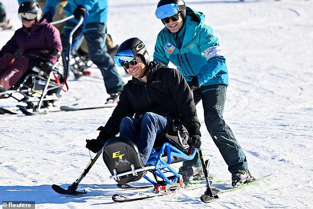 Prince Harry enjoys ski trip with Kris Jenner's boyfriend Corey Gamble ...