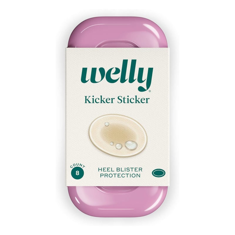 <p><a href="https://www.amazon.com/Welly-Kicker-Sticker-Blister-Protection/dp/B07WH7SFJK">BUY NOW</a></p><p>$40</p><p><a href="https://www.amazon.com/Welly-Kicker-Sticker-Blister-Protection/dp/B07WH7SFJK" class="ga-track"><strong>Welly Bandages </strong></a> ($40) </p><p>If you're setting off on an adventure that involves lots of walking, don't forget to pack these hydrocolloid bandages designed for heel blisters. They're perfect for either preventing them or healing the ones you've acquired along the way. And they come in a reusable tin can.</p>