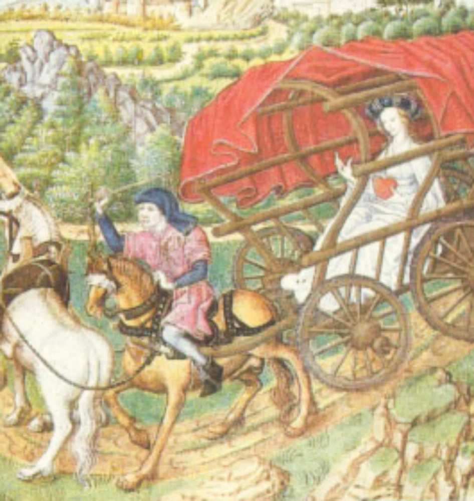 <p>The medieval period saw the carriage evolve into a four-wheel wagon type with a rounded top, over which material was spread to provide privacy and protection from the elements.</p><p><a href="https://www.msn.com/en-us/community/channel/vid-7xx8mnucu55yw63we9va2gwr7uihbxwc68fxqp25x6tg4ftibpra?cvid=94631541bc0f4f89bfd59158d696ad7e">Follow us and access great exclusive content every day</a></p>