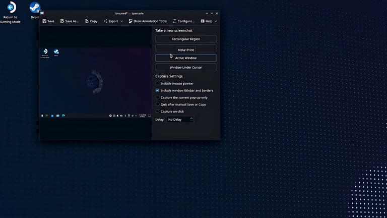 How To Take A Screenshot On Steam Deck In Desktop Mode