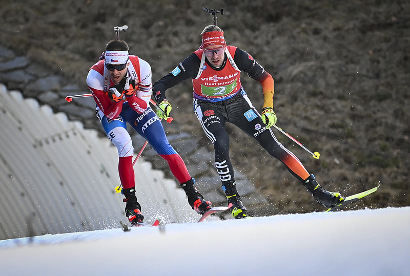 biatlonový sprint v canmore vyhrál j. t. bö, krčmář obsadil 33. místo