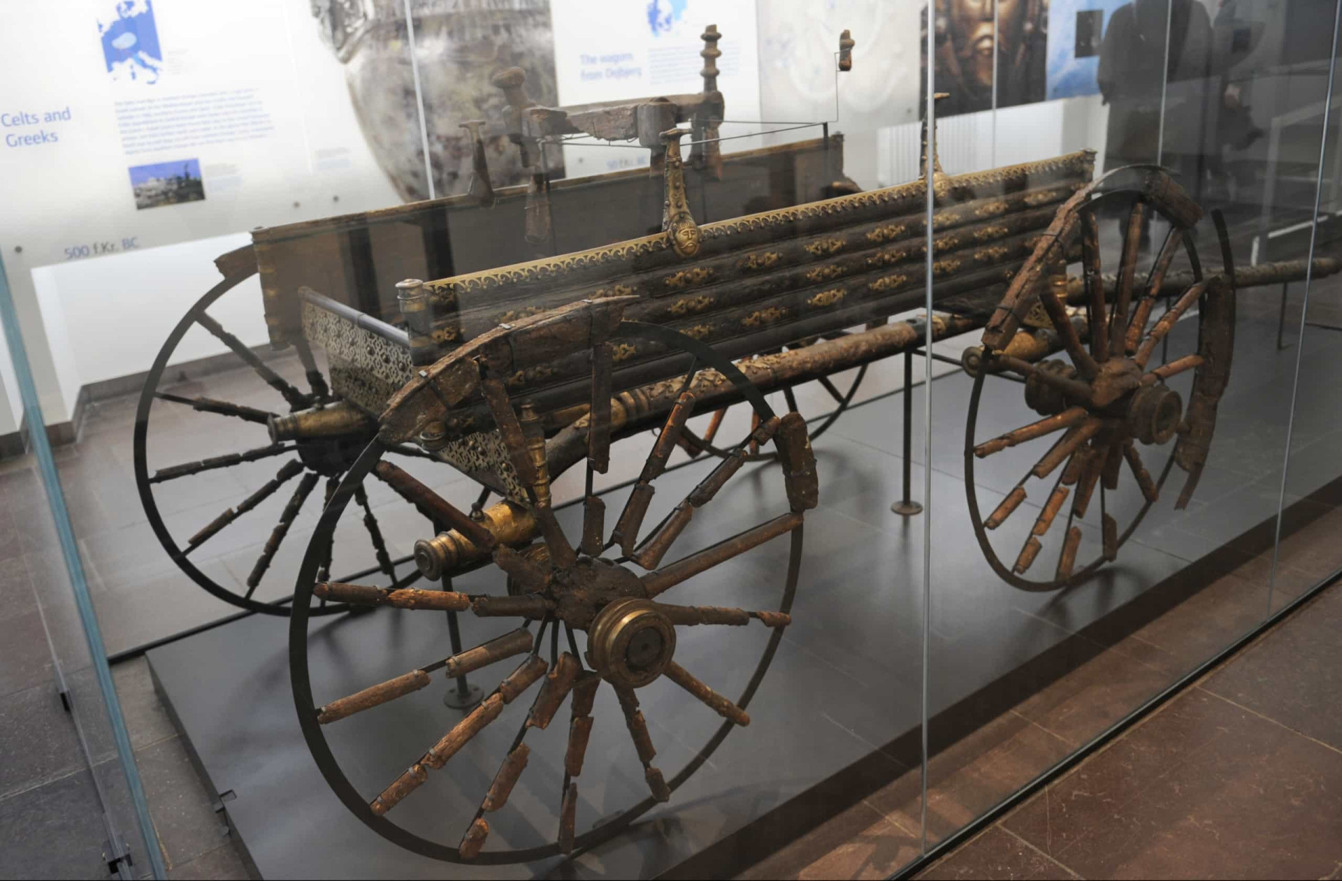 <p>Some of the earliest carriages date back to the Iron Age, constructed by Celtic artisans mainly for ceremonial use. The Dejbjerg Wagon (pictured) is a composite of two ceremonial wagons unearthed in a peat bog in Dejbjerg, Denmark. It's on display at the National Museum of Denmark in Copenhagen.</p><p><a href="https://www.msn.com/en-us/community/channel/vid-7xx8mnucu55yw63we9va2gwr7uihbxwc68fxqp25x6tg4ftibpra?cvid=94631541bc0f4f89bfd59158d696ad7e">Follow us and access great exclusive content every day</a></p>