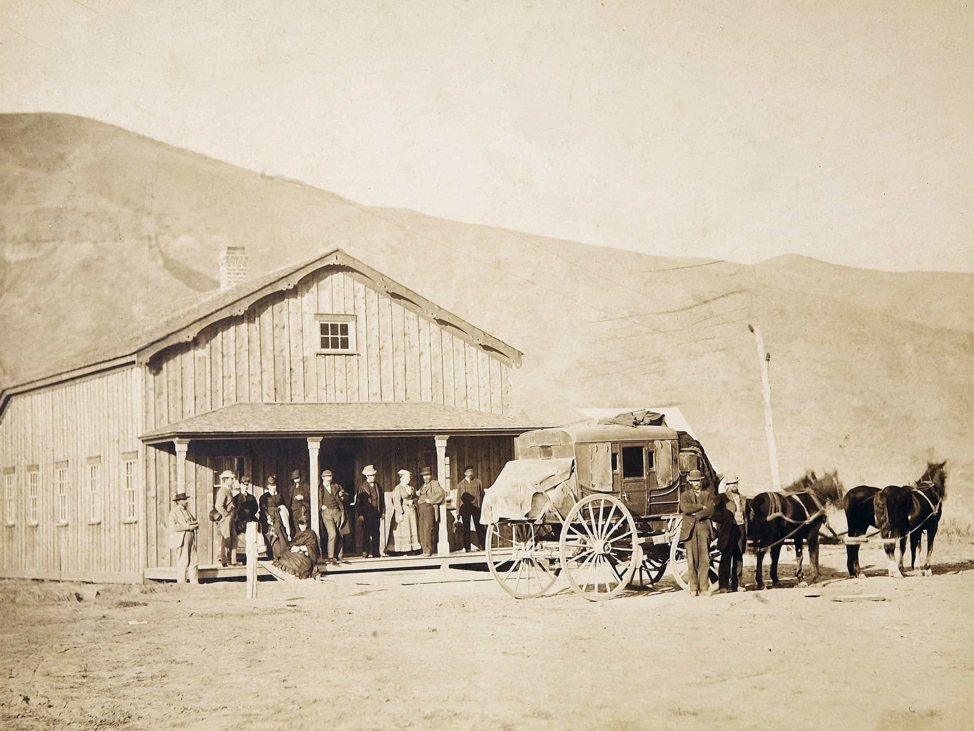<p>The stagecoach is another carriage associated with the <a href="https://www.starsinsider.com/lifestyle/433454/most-wanted-notorious-outlaws-of-the-old-west" rel="noopener">Old West</a>. Drawn by four horses, stagecoaches were widely used before steam-powered rail transport was available. They were named for the stops made by drivers at stage stations where horses would be replaced by fresh steeds. Pictured is the Echo City stagecoach pausing in Utah Territory, around 1869.</p><p>You may also like:<a href="https://www.starsinsider.com/n/291814?utm_source=msn.com&utm_medium=display&utm_campaign=referral_description&utm_content=516219v1en-us"> Social situations that introverts dread</a></p>