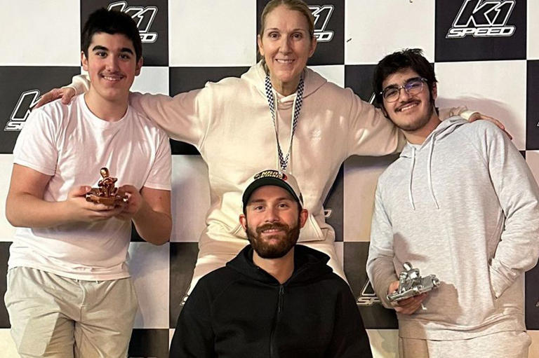 Celine Dion/Instagram Celine Dion marks Stiff Person Awareness Day with her three sons