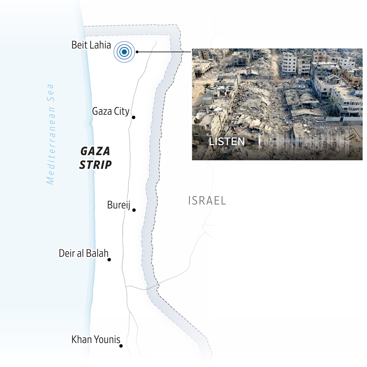 How Israel’s Proposed Buffer Zone Reshapes The Gaza Strip