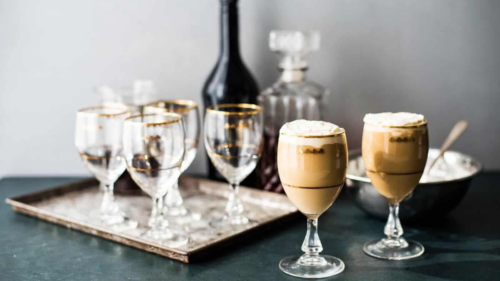 <p>The Irish Cream Coffee is a golden blend that even leprechauns would want to keep above ground. Ready in 5 minutes, it combines hot coffee and Irish cream for a smooth, luxurious sip. The milder Irish spirit in this creamy beverage complements the boldness of the coffee, offering a sweet treat.<br><strong>Get the Recipe: </strong><a href="https://reneenicoleskitchen.com/irish-cream-coffee/?utm_source=msn&utm_medium=page&utm_campaign=12%20golden%20recipes%20you%20know%20leprechauns%20would%20never%20bury">Irish Cream Coffee</a></p>