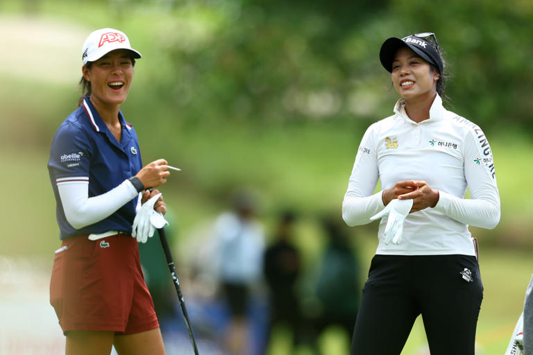 Celine Boutier got her dad a special birthday gift at the HSBC Women's ...