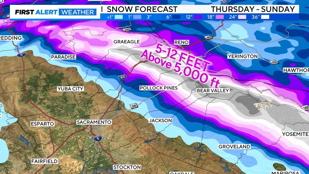 Northern California Braces For Snow Storm With Blizzard Warnings In ...