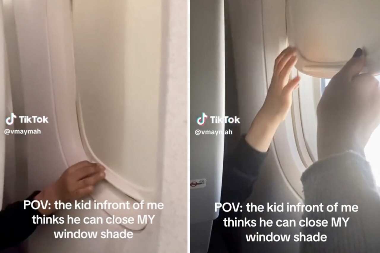 vidéo amusante : une passagère “se bat” avec un enfant pour maintenir la fenêtre de l’avion ouverte