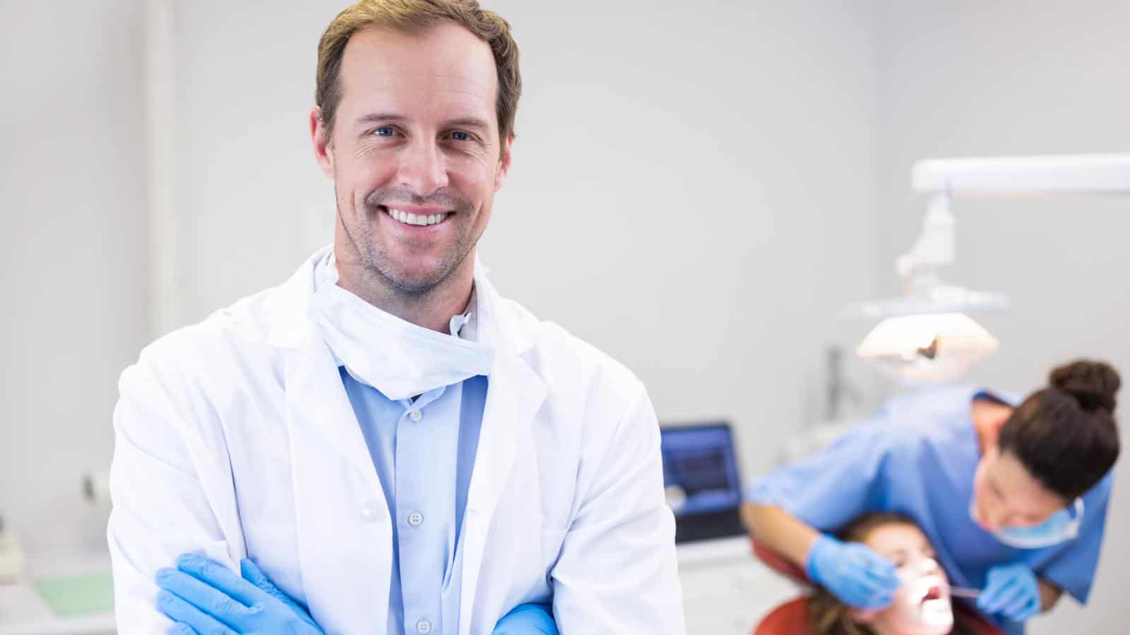 <p>An orthodontist specializes in diagnosing and treating dental and facial irregularities. The job has a very high average salary of $208,000 and a low stress tolerance score of 67. To become an orthodontist, a person has to have a medical degree and specialized training.</p>