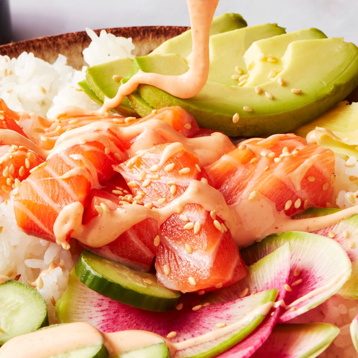no rolling required—these sushi bowls make your favorite roll easier than ever