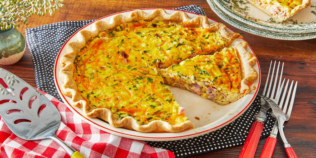 Everyone Wants an Extra Slice of Ham and Cheese Quiche
