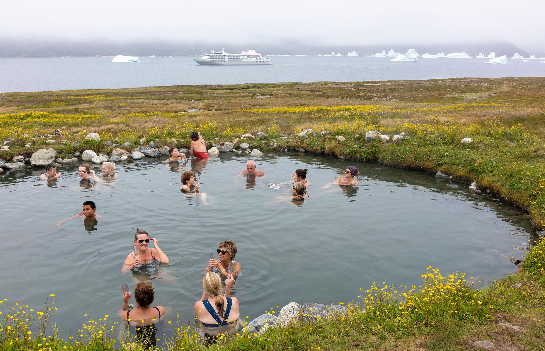 <p>While Greenland may be famed for its icy climate, the hot springs on the uninhabited island of Uunartoq are warm enough to bathe in year-round, with water temperatures ranging from 93-100°F. The isolated island can be reached by boat from the mainland towns of Qaqortoq and Nanortalik, and boasts peaceful surroundings and breathtaking views of mountain peaks and icebergs as far as the eye can see.</p>