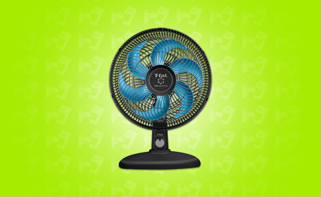 amazon, en mercado libre encuentras este ventilador de mesa para mantenerte fresco en esta temporada de calor