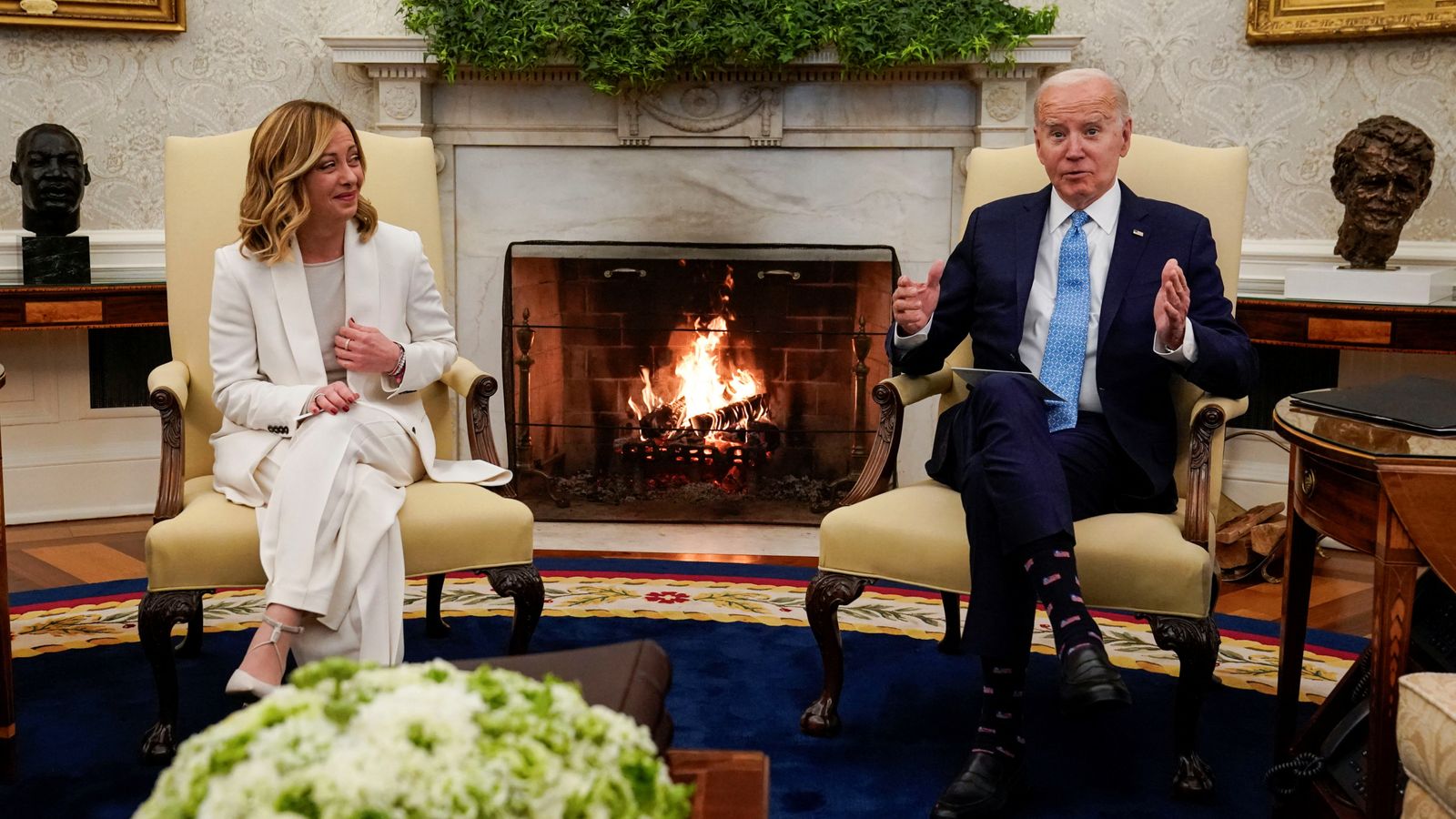 biden twice confuses gaza with ukraine as he approves us military aid airdrops