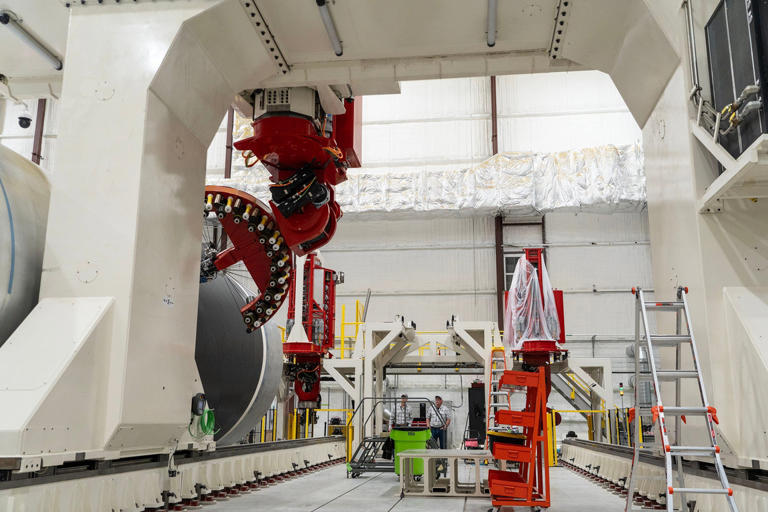 Take a look inside the Firefly Aerospace launch vehicle production and