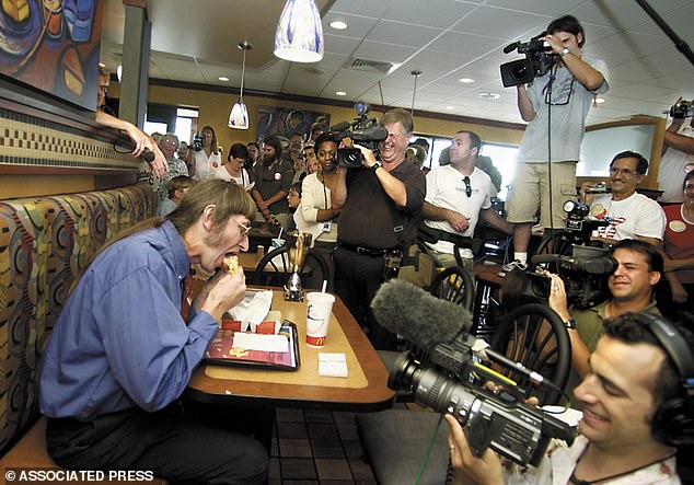 retired prison guard retains guinness world record for most big macs eaten in a lifetime after chomping down on 728 patties in a year - bringing his grand total to 34,000