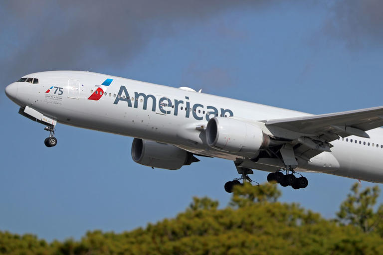 Urbanandsport/NurPhoto via Getty American Airlines plane