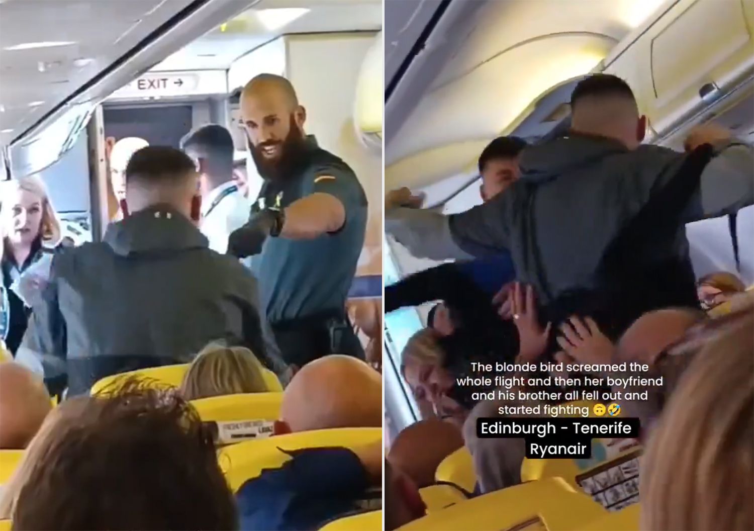 Multi-passenger Brawl Erupts On RyanAir Flight: ‘There Was No Calming ...