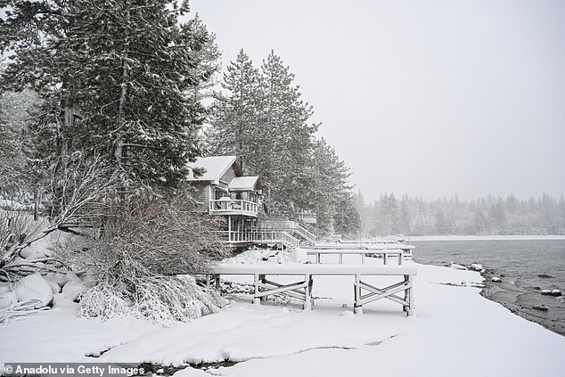 california and nevada are battered monster 'life-threatening' blizzard with 145mph winds and tornado warnings - forcing ski resorts to shut amid avalanche fears