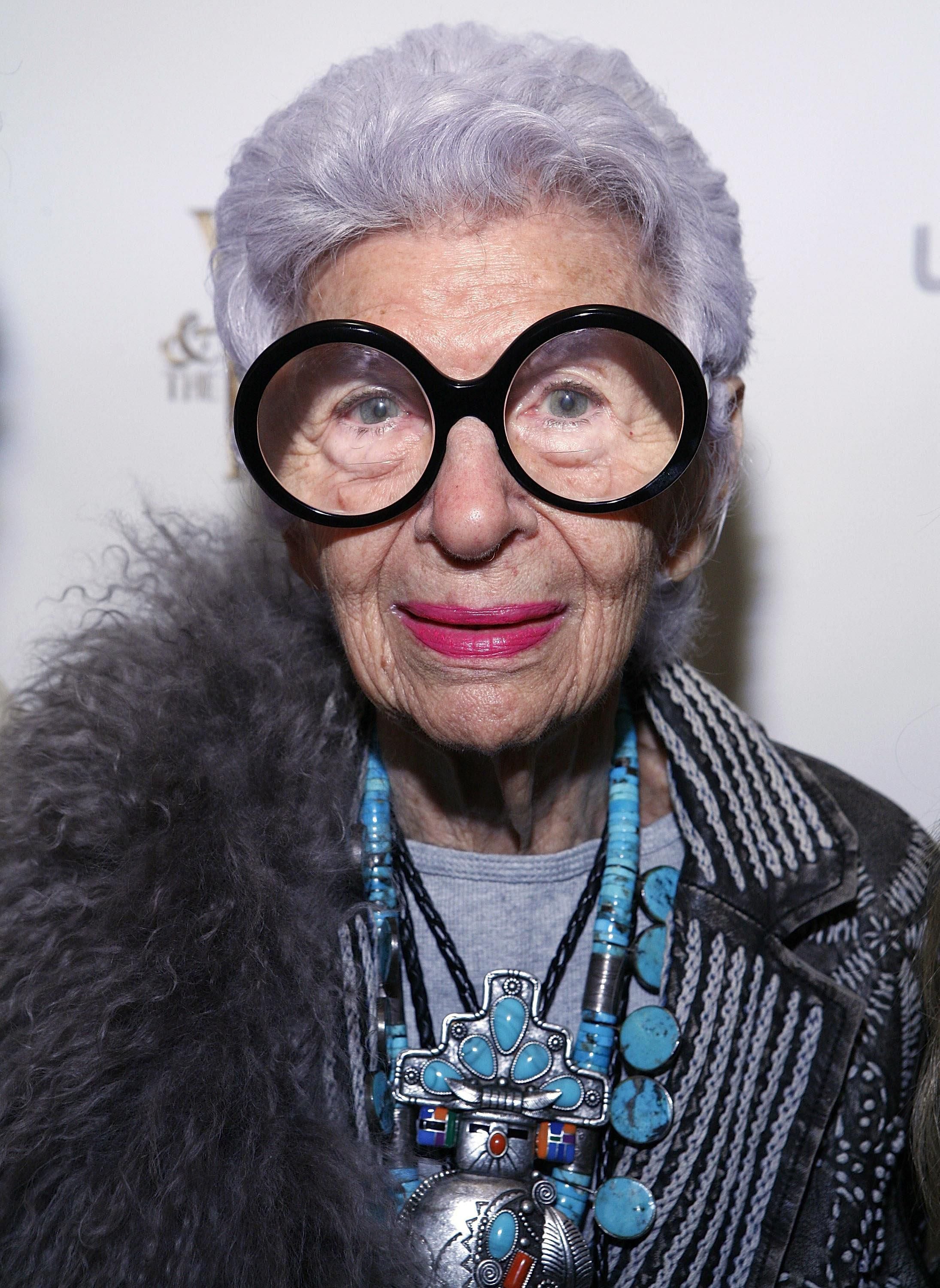 iris apfel: the 'accidental icon' who was an unforgettable fashionable centenarian