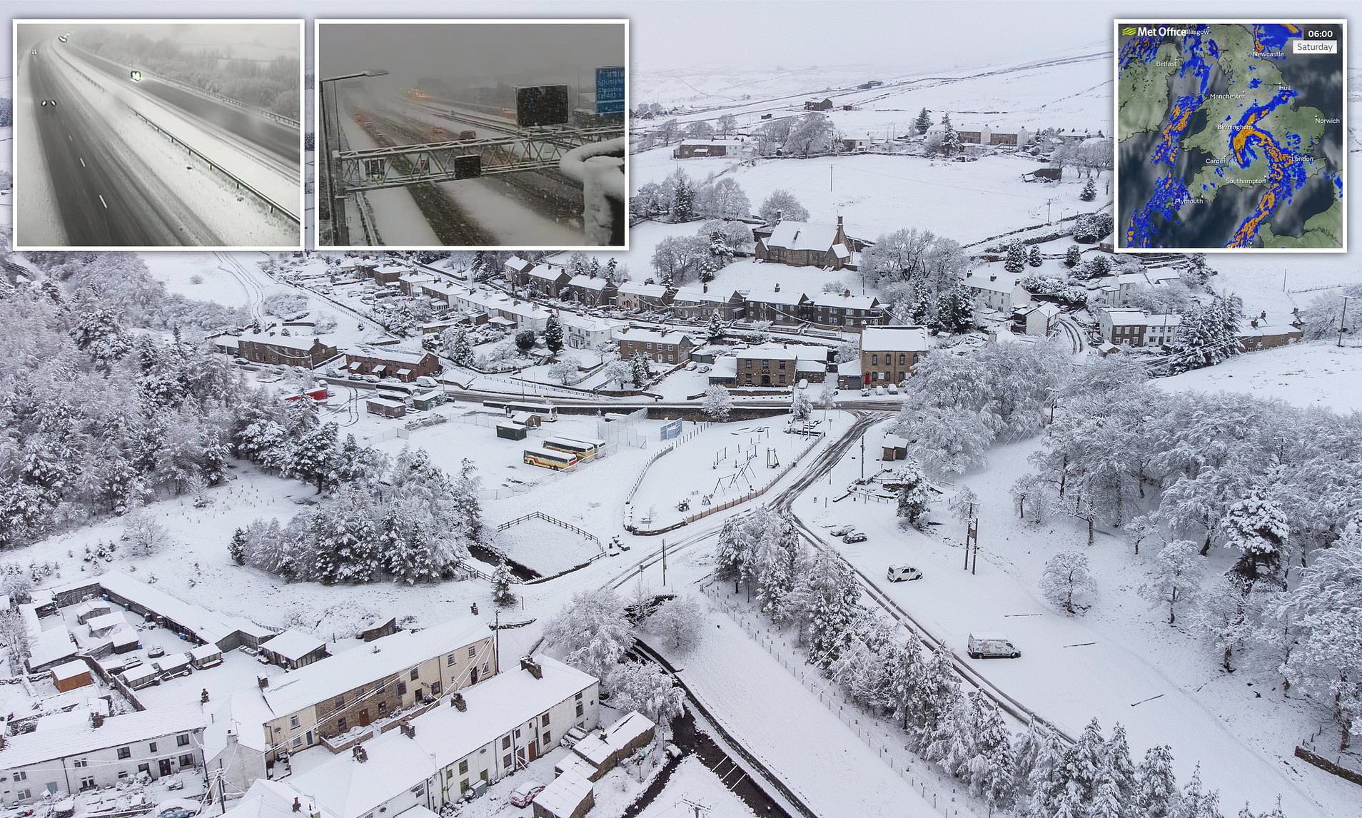 Snowbomb Hits Britain: Arctic Blast Will Brings -7C Deep Freeze As Met ...