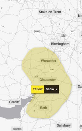 Met Office issues flood and snow warnings across England