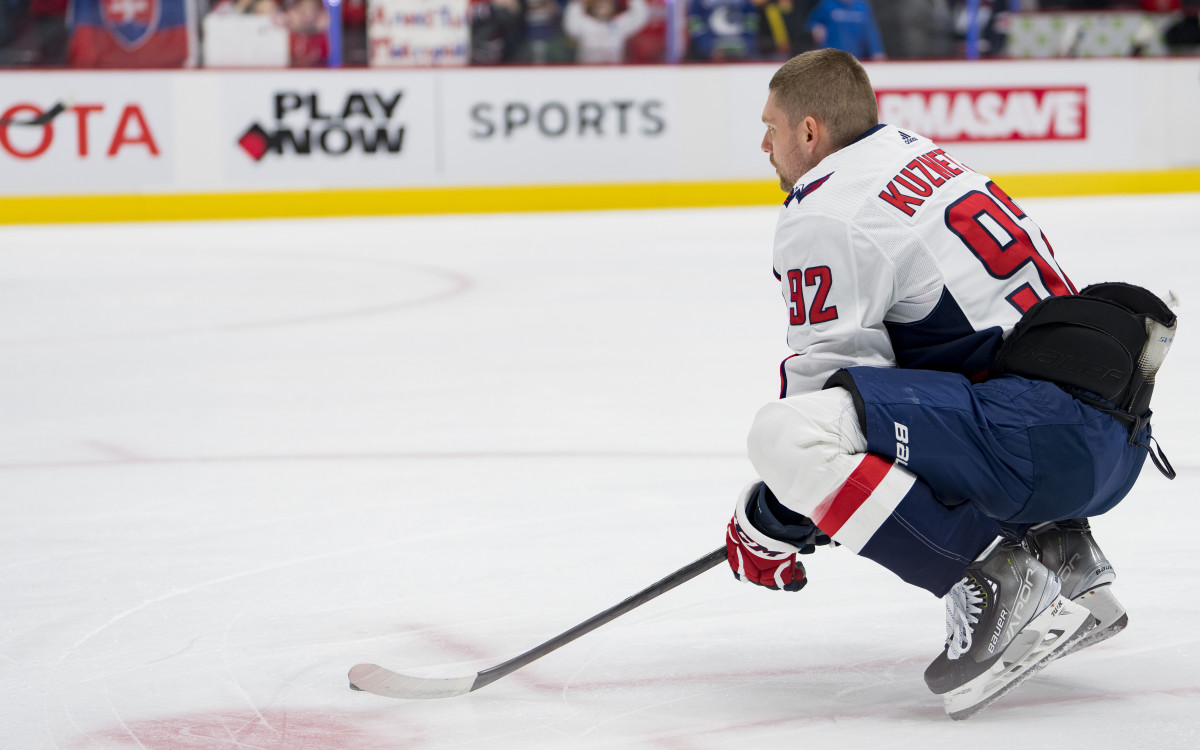 breaking: capitals place kuznetsov on waivers