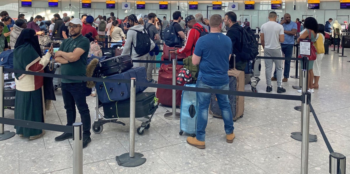 holidaymakers face easter travel chaos with border officials at heathrow threatening strike