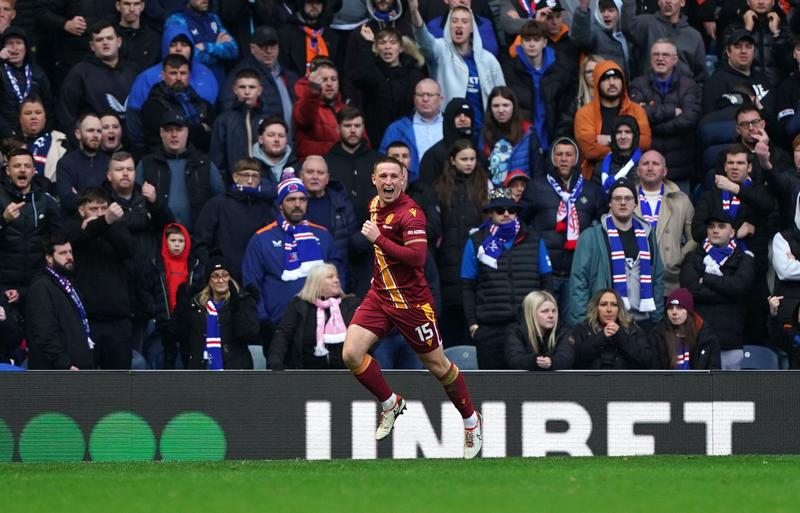 rangers title hopes damaged as dubliner casey bags motherwell winner at ibrox