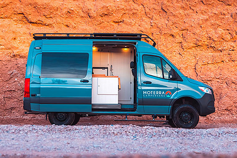 This van life camper van sleeps 8, goes everywhere, and you can rent it ...