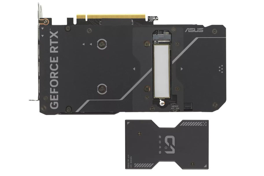 カード背面にM.2 SSDが搭載できるGeForce RTX 4060 TiがASUSからデビュー