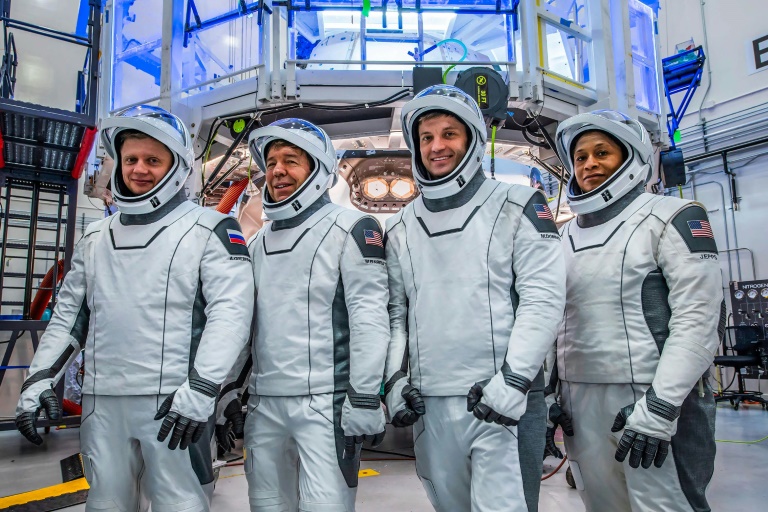 crew of four set to blast off to space station